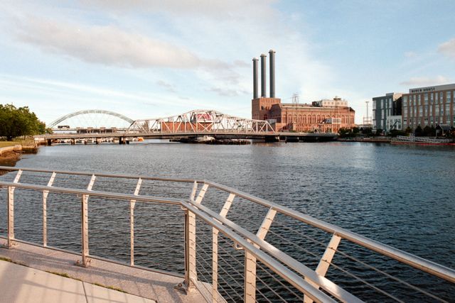 Point Street from the Providence Riverwalk